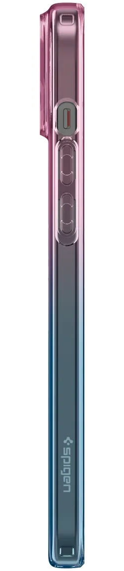 Spigen Liquid Crystal Apple iPhone 15 Hoesje Back Cover Blauw Roze afbeelding 9