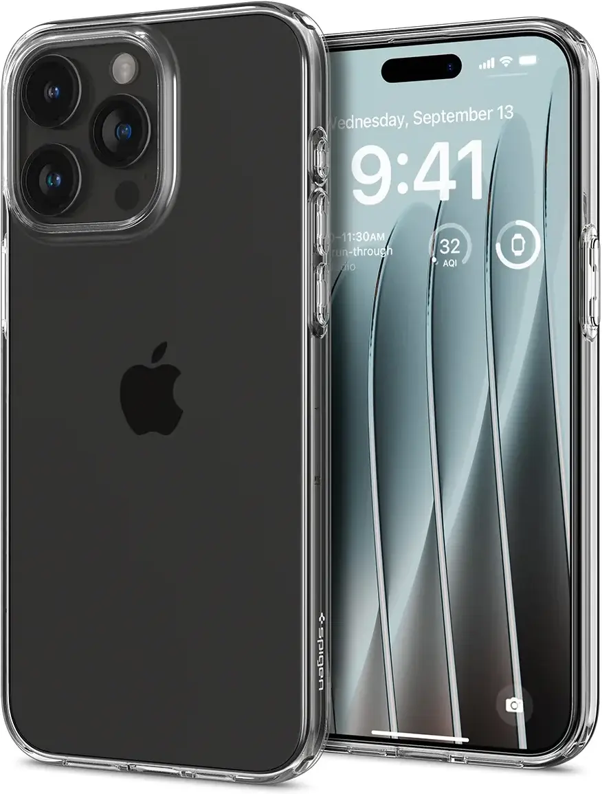 Spigen Liquid Crystal Apple iPhone 15 Pro Hoesje Transparant afbeelding 8