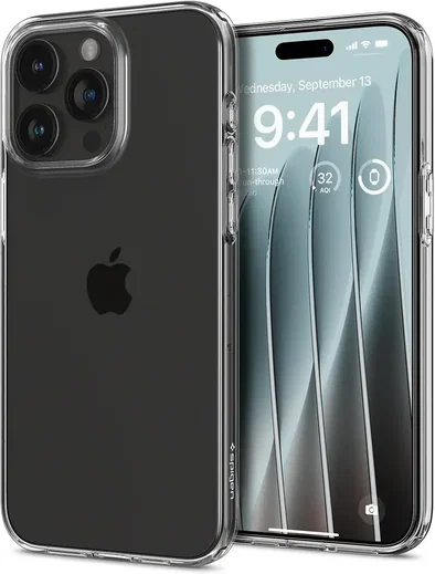 Spigen Liquid Crystal Apple iPhone 15 Pro Hoesje Transparant afbeelding 8