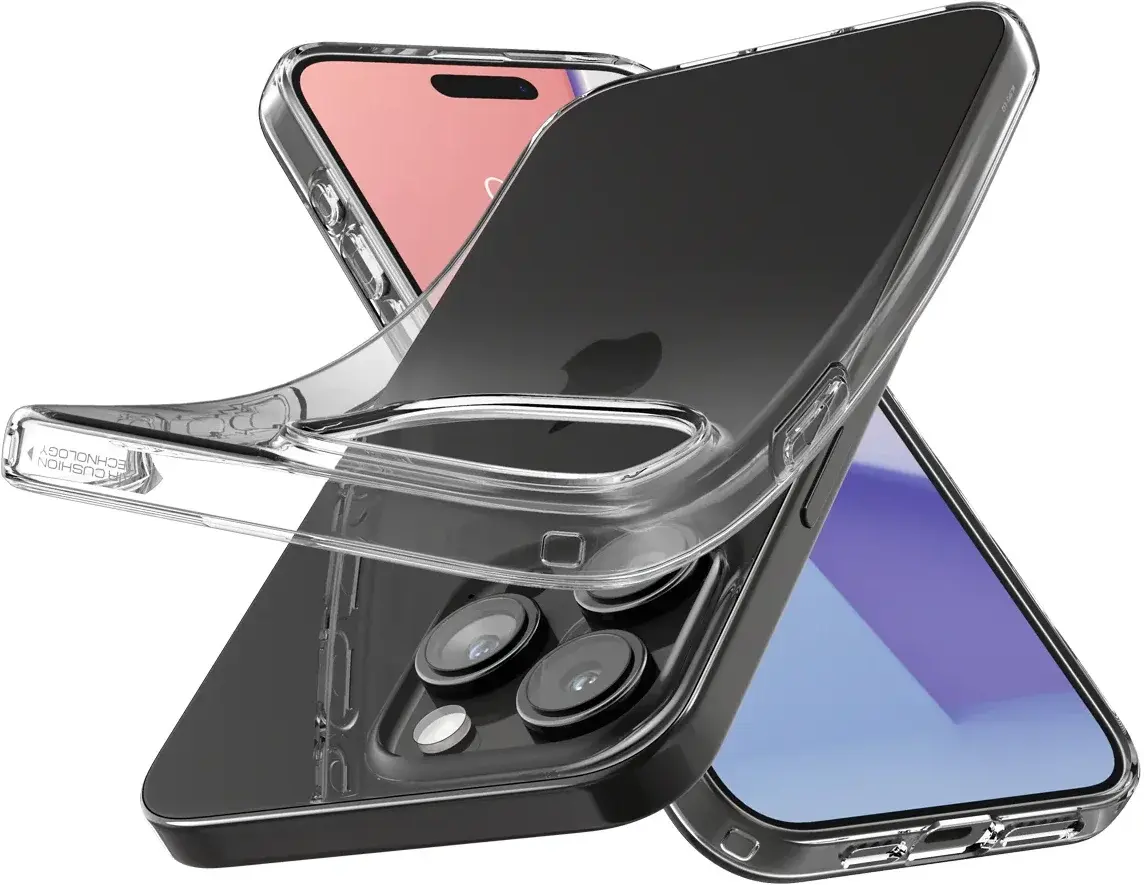 Spigen Liquid Crystal Apple iPhone 15 Pro Hoesje Transparant afbeelding 9