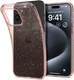 Spigen Liquid Crystal Apple iPhone 15 Pro Hoesje Glitter Roze Quartz afbeelding 1