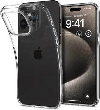 Spigen Liquid Crystal iPhone 15 Pro Max Hoesje Transparant