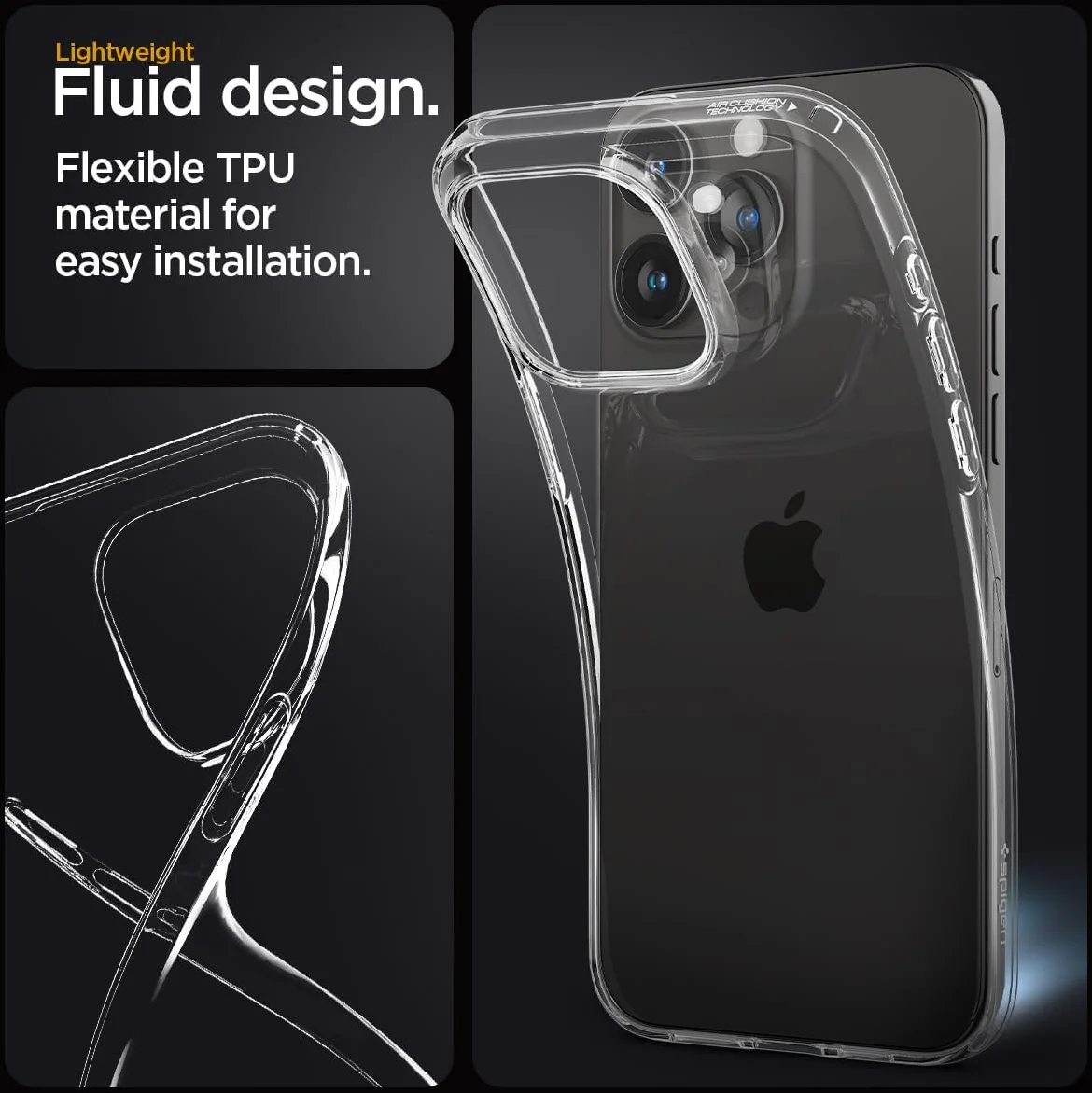 Spigen Liquid Crystal iPhone 15 Pro Max Hoesje Transparant afbeelding 4