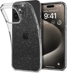 Spigen Liquid Crystal iPhone 15 Pro Max Hoesje Glitter Quartz afbeelding