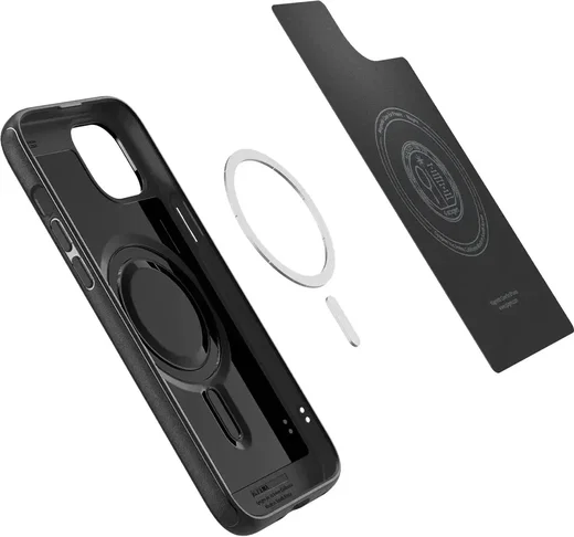 Spigen Mag Armor Apple iPhone 15 Hoesje MagSafe Back Cover Zwart afbeelding 10