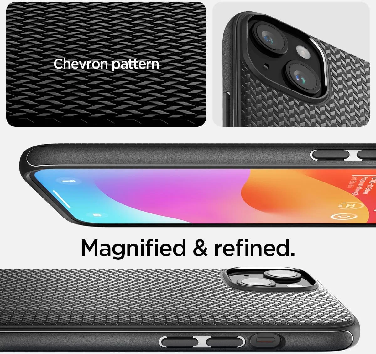 Spigen Mag Armor Apple iPhone 15 Hoesje MagSafe Back Cover Zwart afbeelding 3