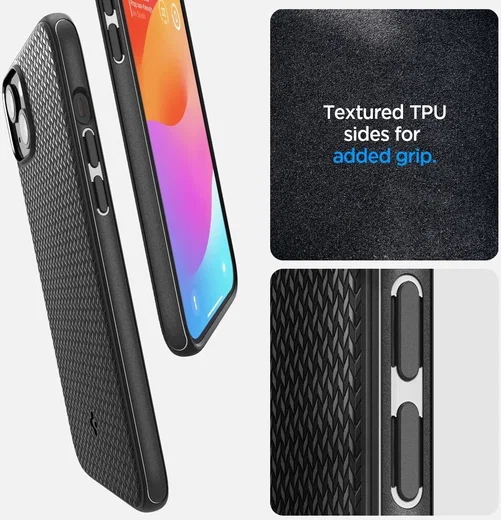 Spigen Mag Armor Apple iPhone 15 Hoesje MagSafe Back Cover Zwart afbeelding 4