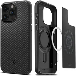 Spigen Mag Armor Apple iPhone 15 Pro Max Hoesje MagSafe Zwart afbeelding