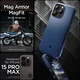 Spigen Mag Armor Apple iPhone 15 Pro Max Hoesje MagSafe Blauw afbeelding 10