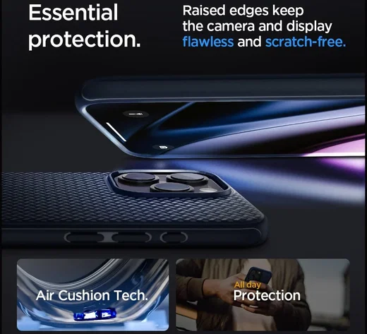 Spigen Mag Armor Apple iPhone 15 Pro Max Hoesje MagSafe Blauw afbeelding 14