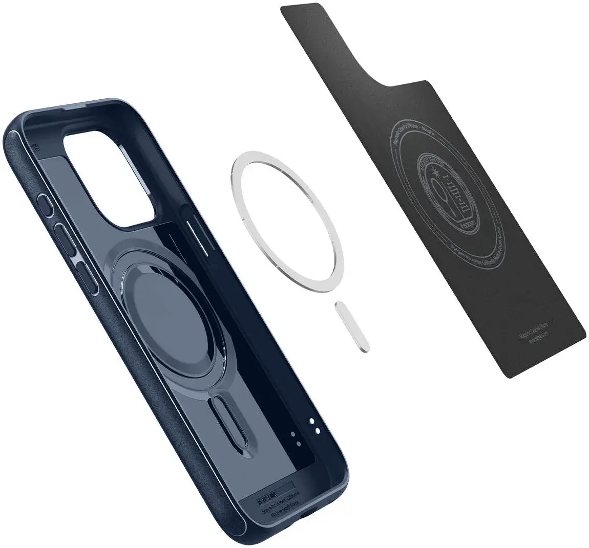 Spigen Mag Armor Apple iPhone 15 Pro Max Hoesje MagSafe Blauw afbeelding 3