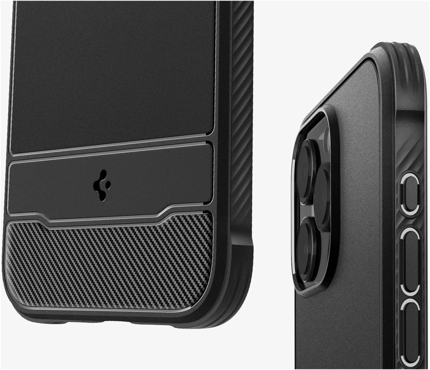 Spigen Rugged Armor Apple iPhone 15 Pro Max Hoesje MagSafe Zwart afbeelding 8