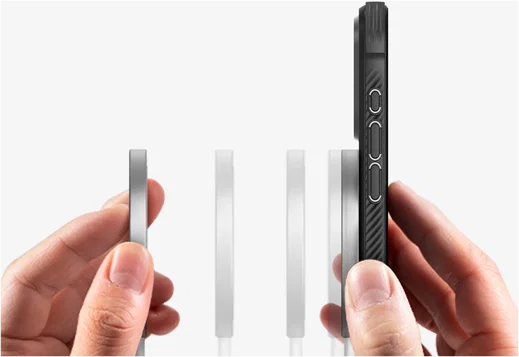 Spigen Rugged Armor Apple iPhone 15 Pro Max Hoesje MagSafe Zwart afbeelding 9