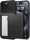 Spigen Slim Armor CS Apple iPhone 15 Pro Hoesje Back Cover Zwart afbeelding 1