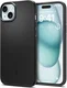Spigen Thin Fit Apple iPhone 15 Hoesje Back Cover Zwart afbeelding 1