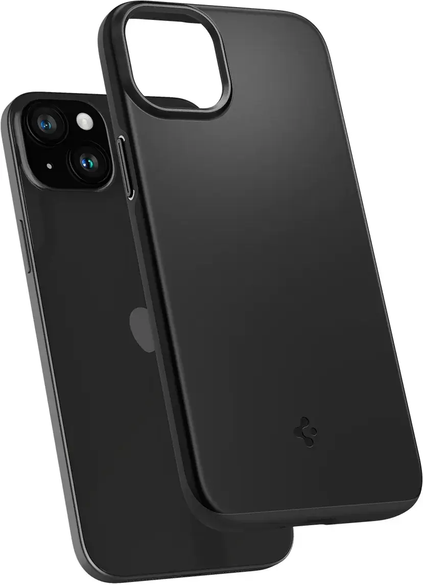 Spigen Thin Fit Apple iPhone 15 Hoesje Back Cover Zwart afbeelding 2