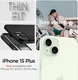 Spigen Thin Fit Apple iPhone 15 Plus Hoesje Back Cover Zwart afbeelding 8
