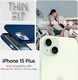 Spigen Thin Fit Apple iPhone 15 Plus Hoesje Back Cover Blauw afbeelding 8