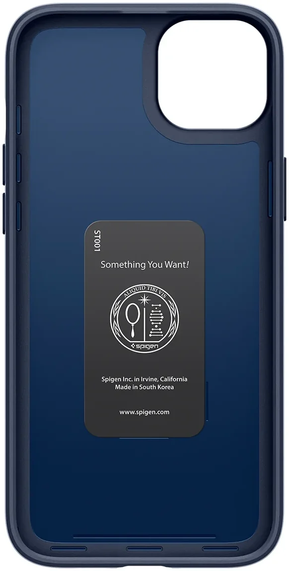 Spigen Thin Fit Apple iPhone 15 Plus Hoesje Back Cover Blauw afbeelding 13