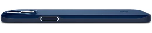 Spigen Thin Fit Apple iPhone 15 Plus Hoesje Back Cover Blauw afbeelding 15