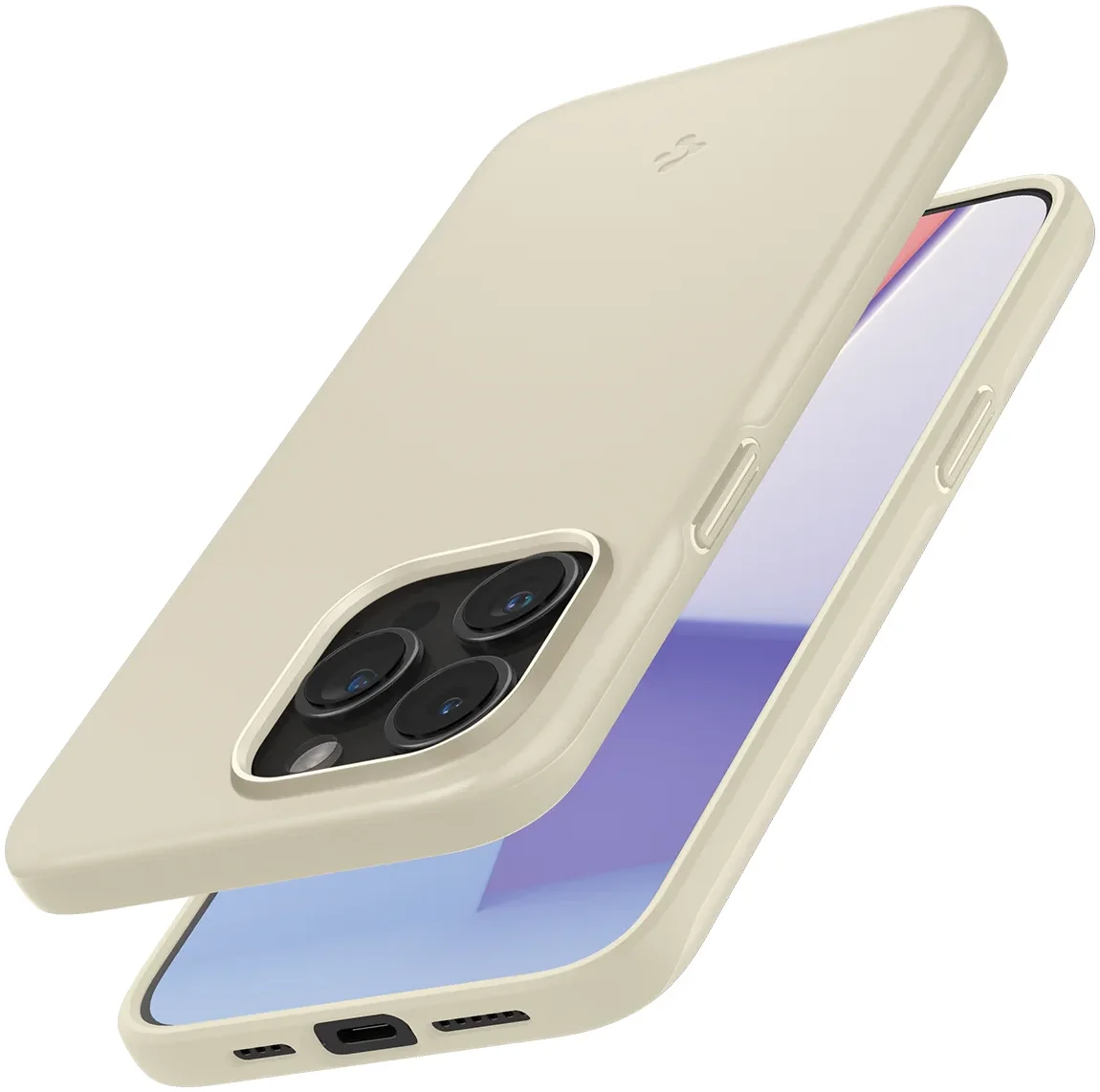Spigen Thin Fit Apple iPhone 15 Pro Hoesje Back Cover Beige afbeelding 13