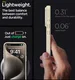 Spigen Thin Fit Apple iPhone 15 Pro Max Hoesje Back Cover Beige afbeelding 3