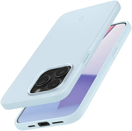 Spigen Thin Fit Apple iPhone 15 Pro Max Hoesje Back Cover Blauw afbeelding 9