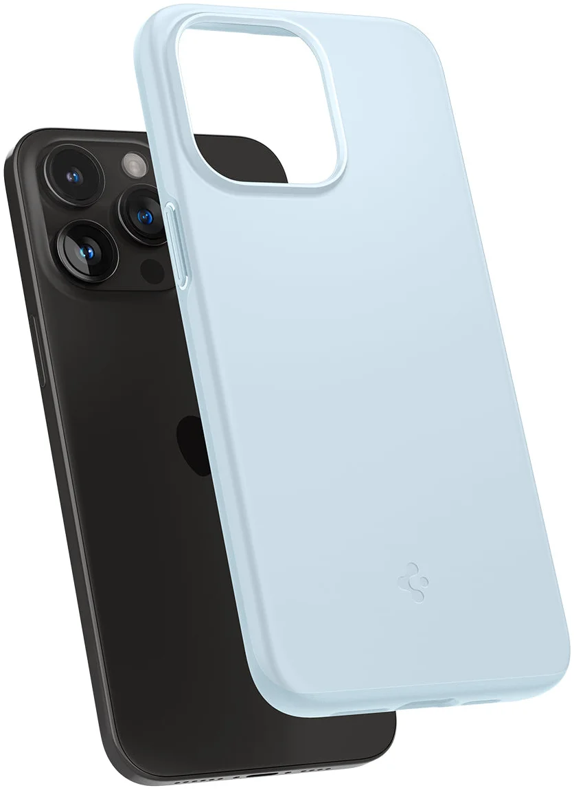 Spigen Thin Fit Apple iPhone 15 Pro Max Hoesje Back Cover Blauw afbeelding 11