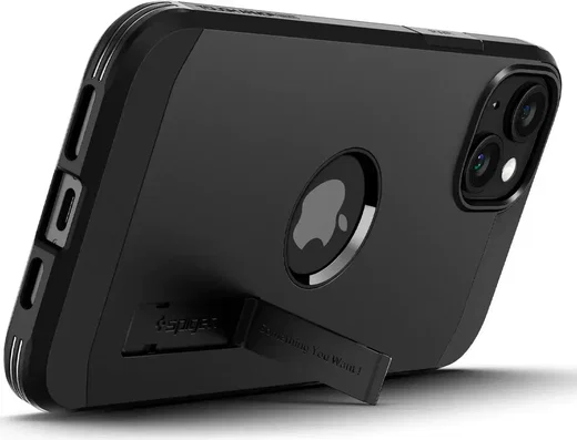 Spigen Tough Armor MagSafe Apple iPhone 15 Back Cover Hoesje Zwart afbeelding 3