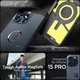 Spigen Tough Armor MagSafe Apple iPhone 15 Pro Hoesje Metal Slate afbeelding 9