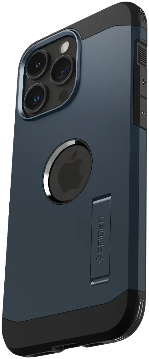 Spigen Tough Armor MagSafe Apple iPhone 15 Pro Hoesje Metal Slate afbeelding 10