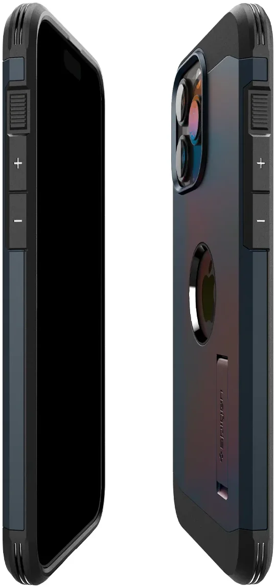 Spigen Tough Armor MagSafe Apple iPhone 15 Pro Hoesje Metal Slate afbeelding 13