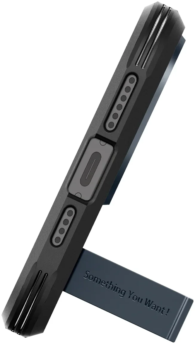 Spigen Tough Armor MagSafe Apple iPhone 15 Pro Hoesje Metal Slate afbeelding 14