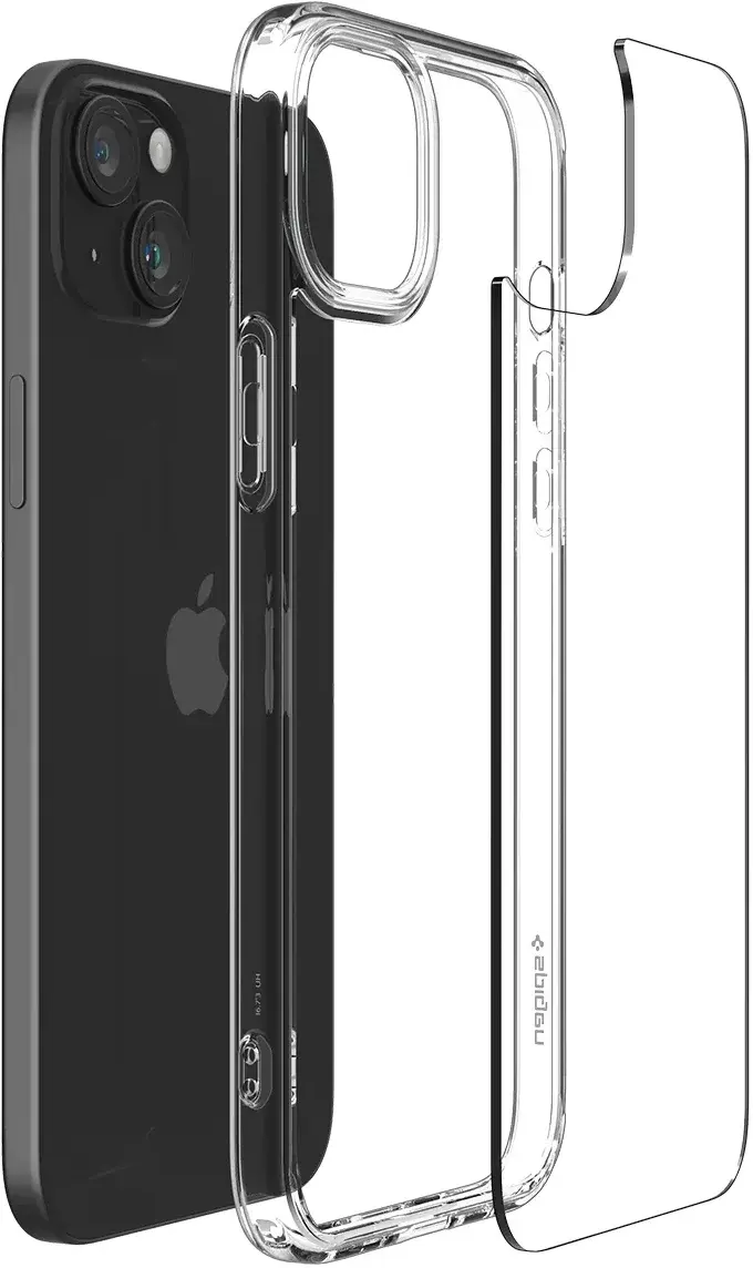 Spigen Ultra Hybrid Apple iPhone 15 Plus Hoesje Back Cover Transparant afbeelding 11