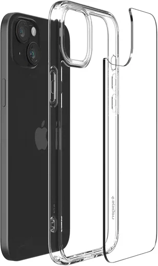 Spigen Ultra Hybrid Apple iPhone 15 Plus Hoesje Back Cover Transparant afbeelding 11