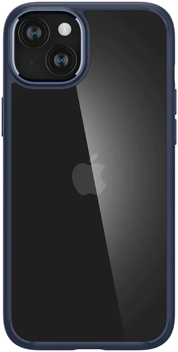 Spigen Ultra Hybrid Apple iPhone 15 Plus Hoesje Back Cover Blauw afbeelding 13