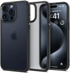 Spigen Ultra Hybrid Apple iPhone 15 Pro Hoesje Back Cover Zwart afbeelding