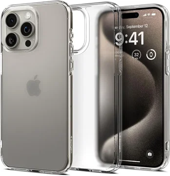 Spigen Ultra Hybrid Apple iPhone 15 Pro Hoesje Back Cover Frost Clear