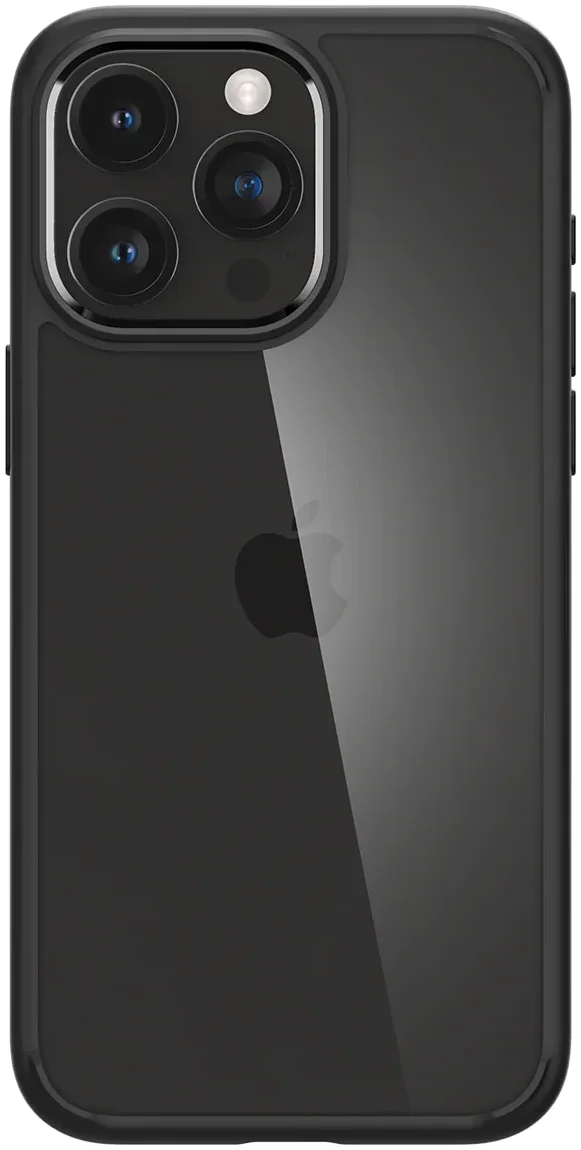 Spigen Ultra Hybrid Apple iPhone 15 Pro Hoesje Back Cover Matte Zwart afbeelding 5