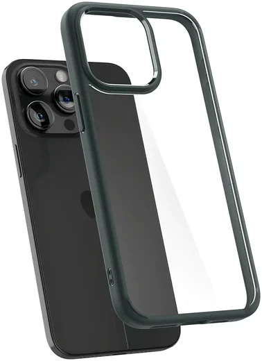 Spigen Ultra Hybrid Apple iPhone 15 Pro Max Hoesje Groen afbeelding 2