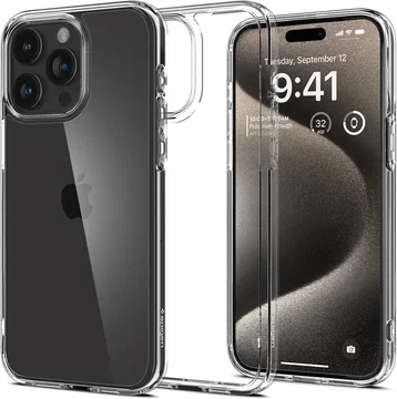 Spigen Ultra Hybrid Apple iPhone 15 Pro Max Hoesje Transparant