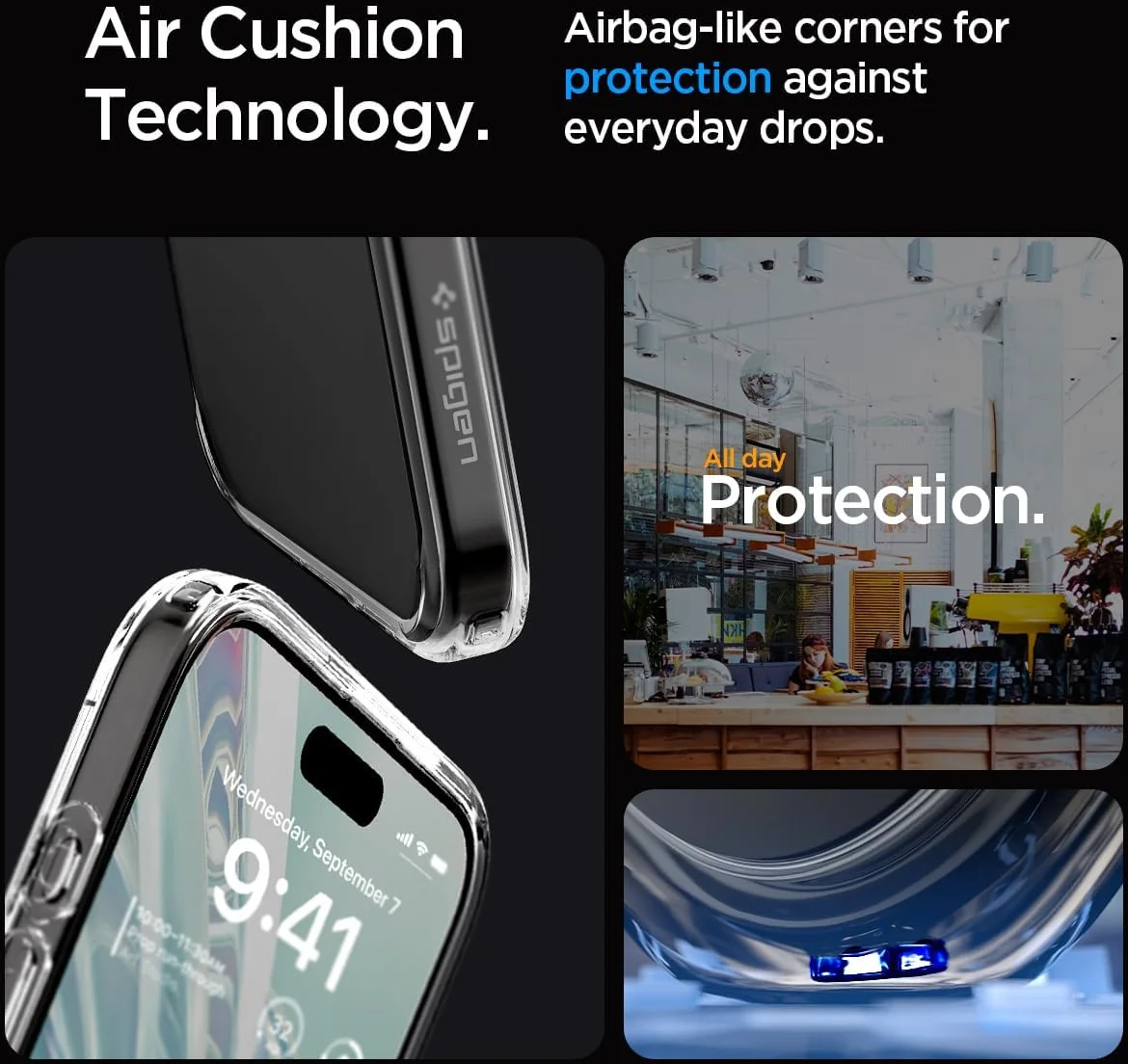 Spigen Ultra Hybrid Apple iPhone 15 Pro Max Hoesje Transparant afbeelding 3