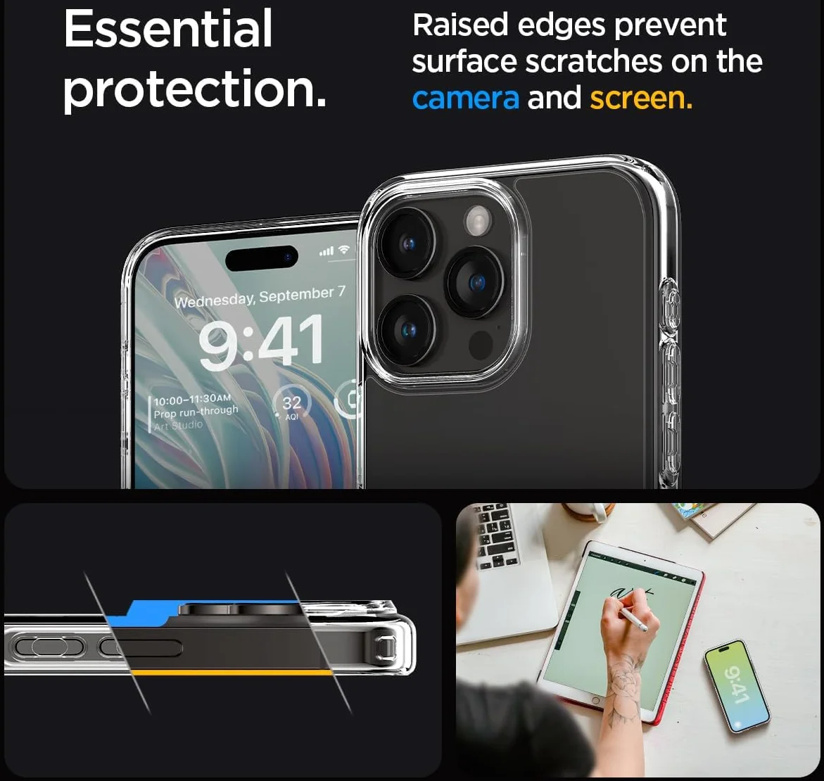 Spigen Ultra Hybrid Apple iPhone 15 Pro Max Hoesje Transparant afbeelding 5