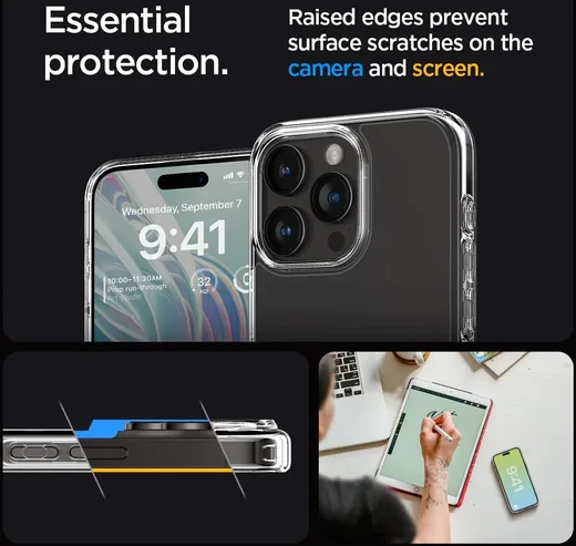 Spigen Ultra Hybrid Apple iPhone 15 Pro Max Hoesje Transparant afbeelding 5