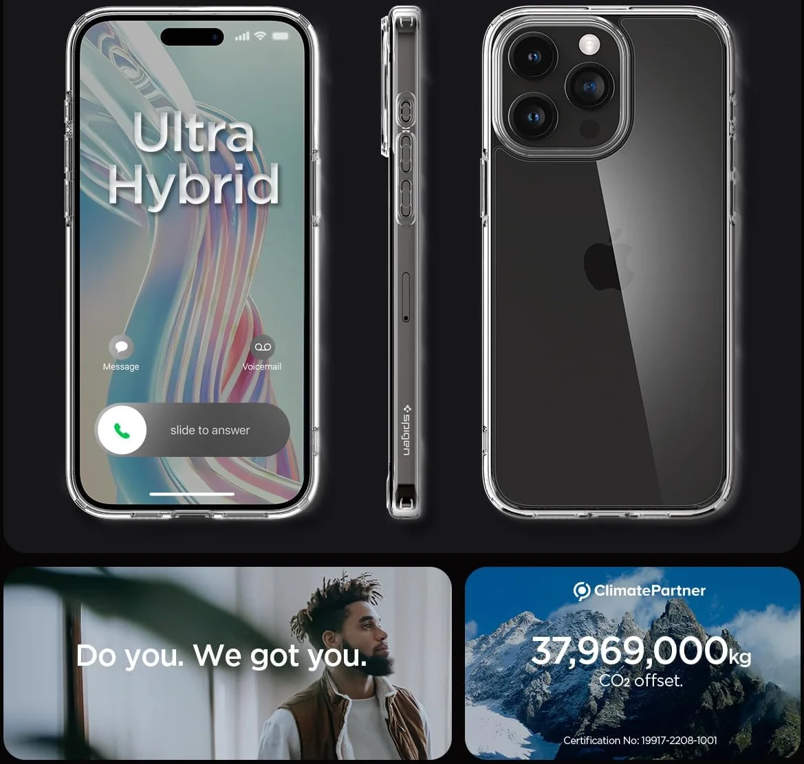 Spigen Ultra Hybrid Apple iPhone 15 Pro Max Hoesje Transparant afbeelding 7