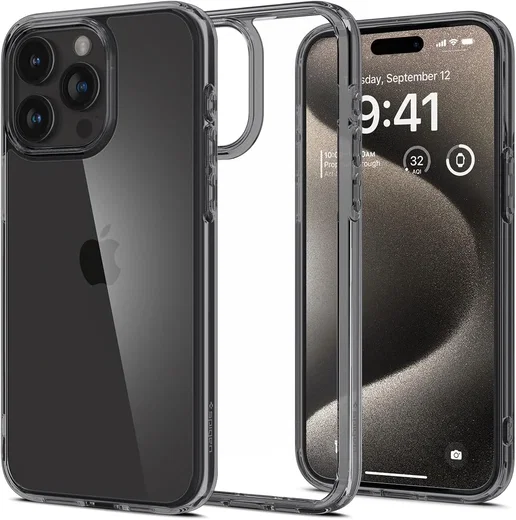 Spigen Ultra Hybrid Apple iPhone 15 Pro Max Hoesje Frost Clear afbeelding 1