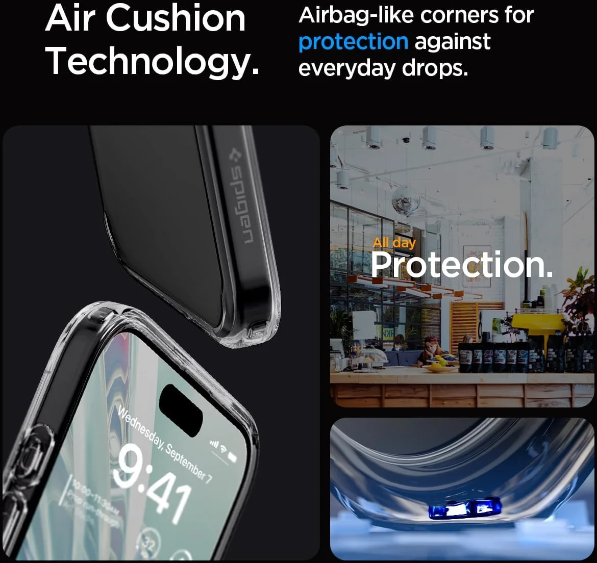Spigen Ultra Hybrid Apple iPhone 15 Pro Max Hoesje Frost Clear afbeelding 3