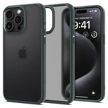 Spigen Ultra Hybrid Apple iPhone 15 Pro Max Hoesje Frost Green