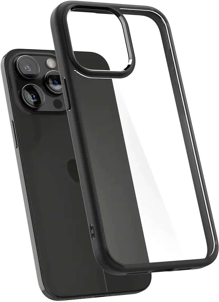 Spigen Ultra Hybrid Apple iPhone 15 Pro Max Hoesje Matte Zwart afbeelding 2