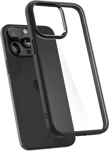 Spigen Ultra Hybrid Apple iPhone 15 Pro Max Hoesje Matte Zwart afbeelding 2